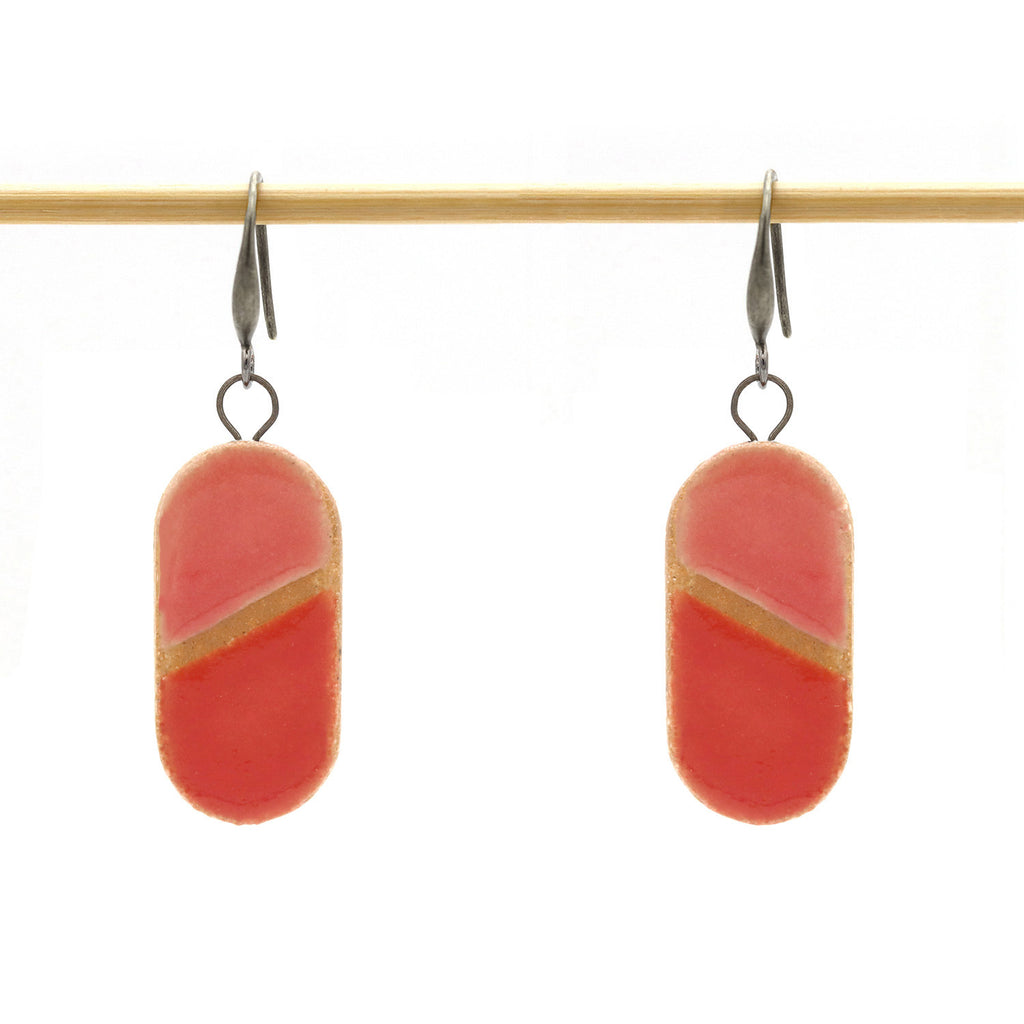 Oorbellen Duo Coral