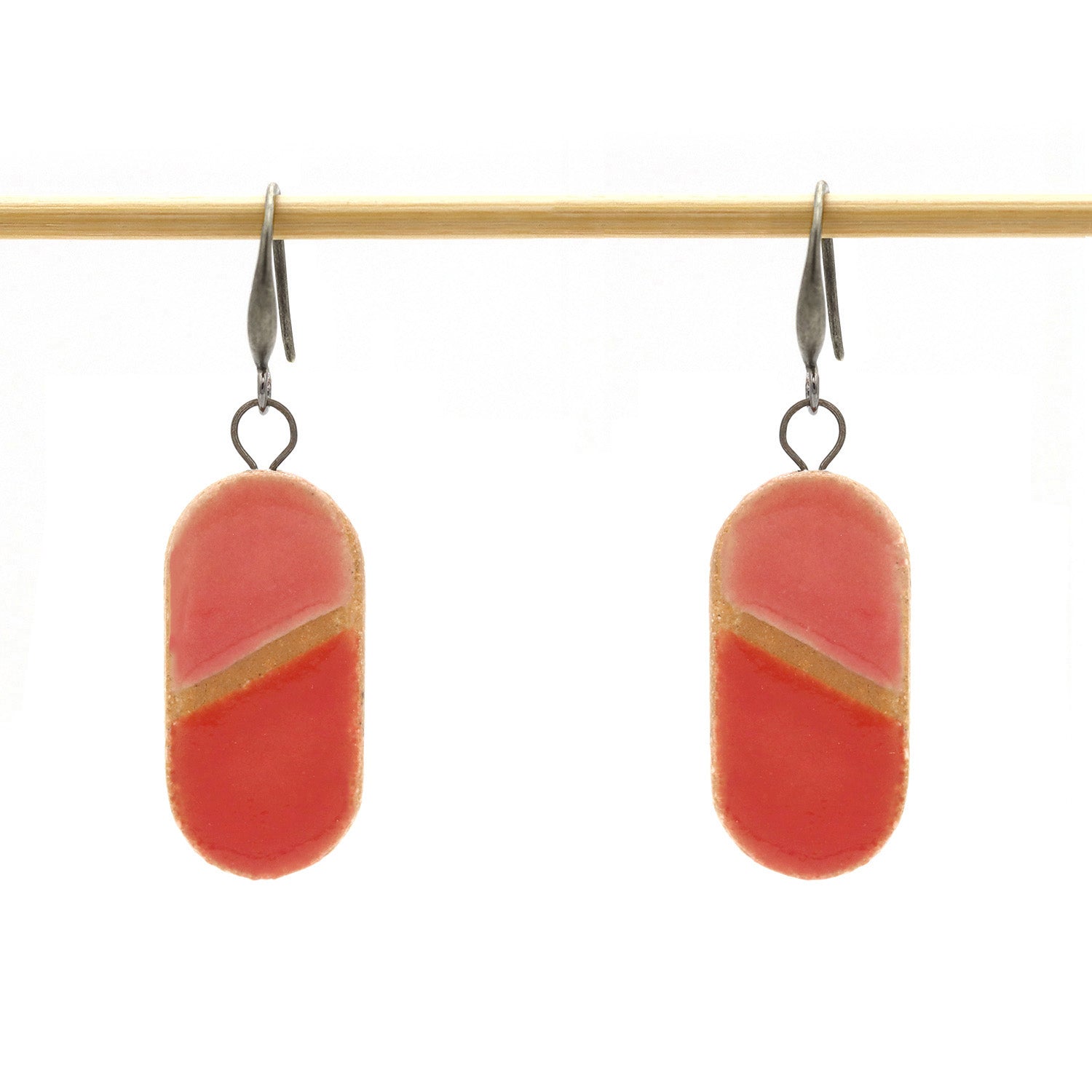 Oorbellen Duo Coral