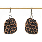 Oorbellen Mono Black Beehive
