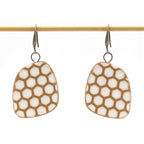 Oorbellen Mono White Beehive