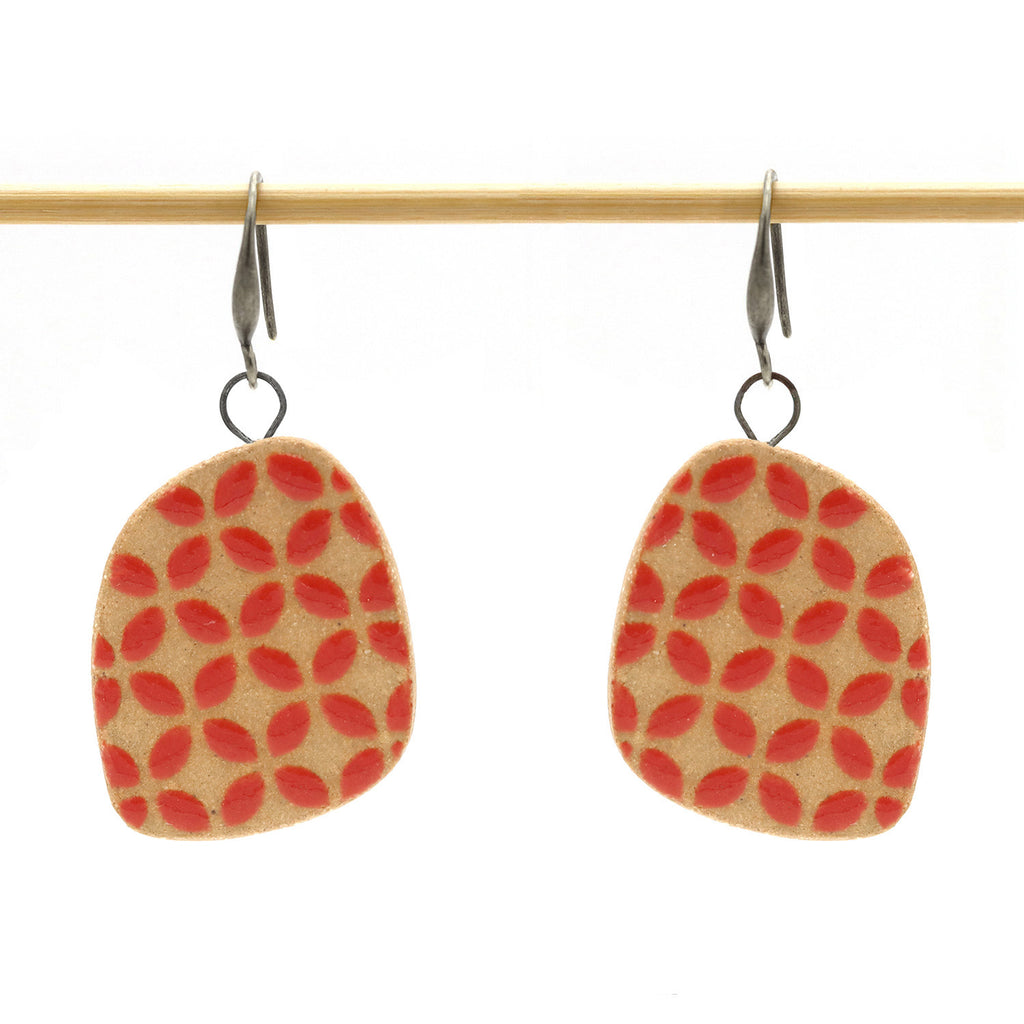 Oorbellen Kaleidoscope Red