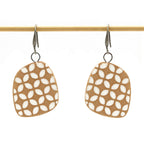 Oorbellen Mono White Kaleidoscope