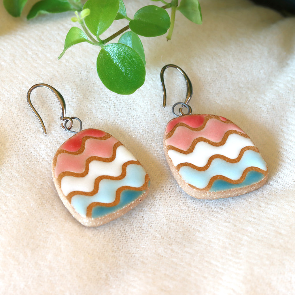 Oorbellen Waves Blush