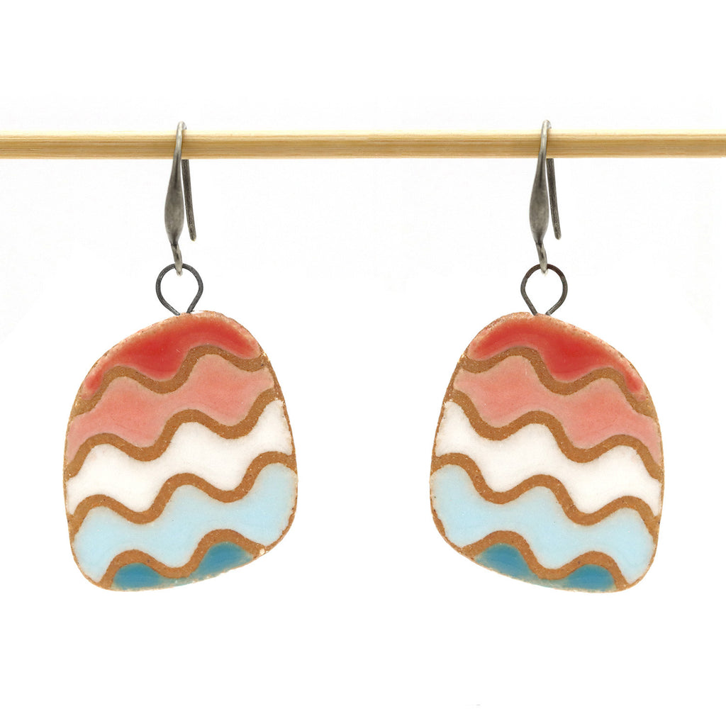 Oorbellen Waves Blush