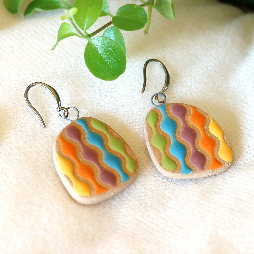 Oorbellen Swirls Confetti