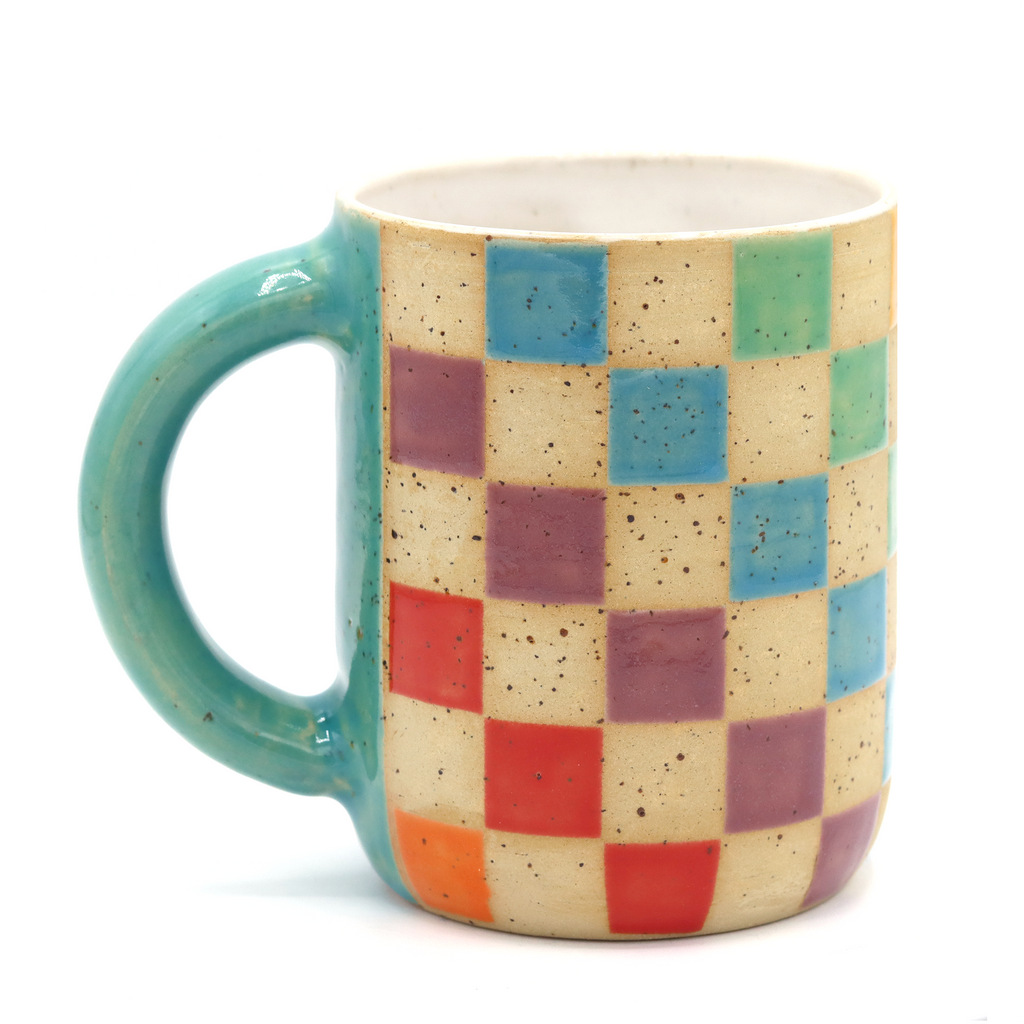 Mug Checkers Rainbow