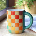 Mug Checkers Rainbow