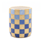 Mug Checkers Blue