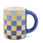Mug Checkers Blue