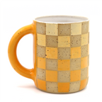 Mug Checkers Yellow