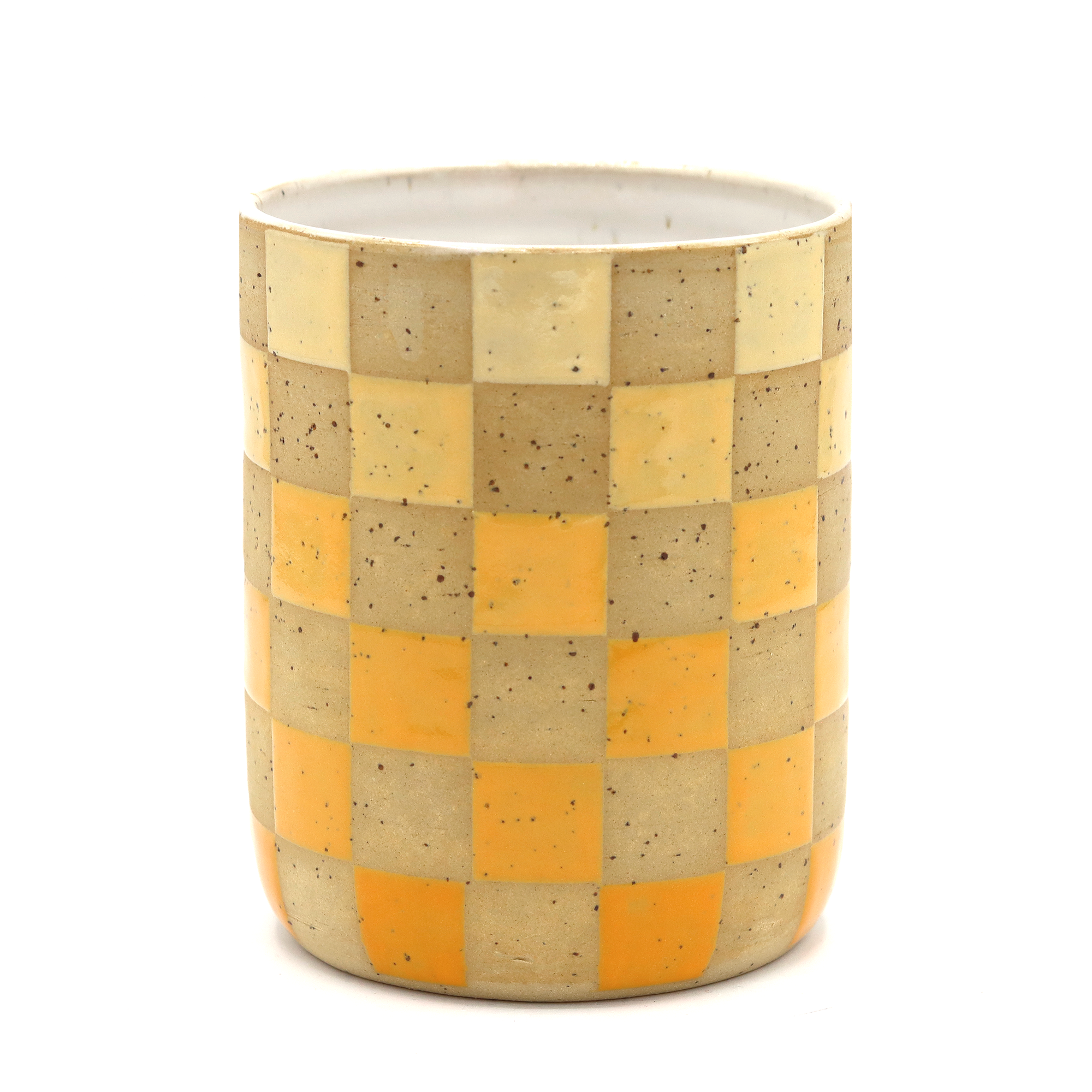 Mug Checkers Yellow