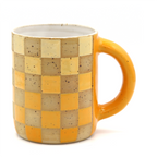 Mug Checkers Yellow