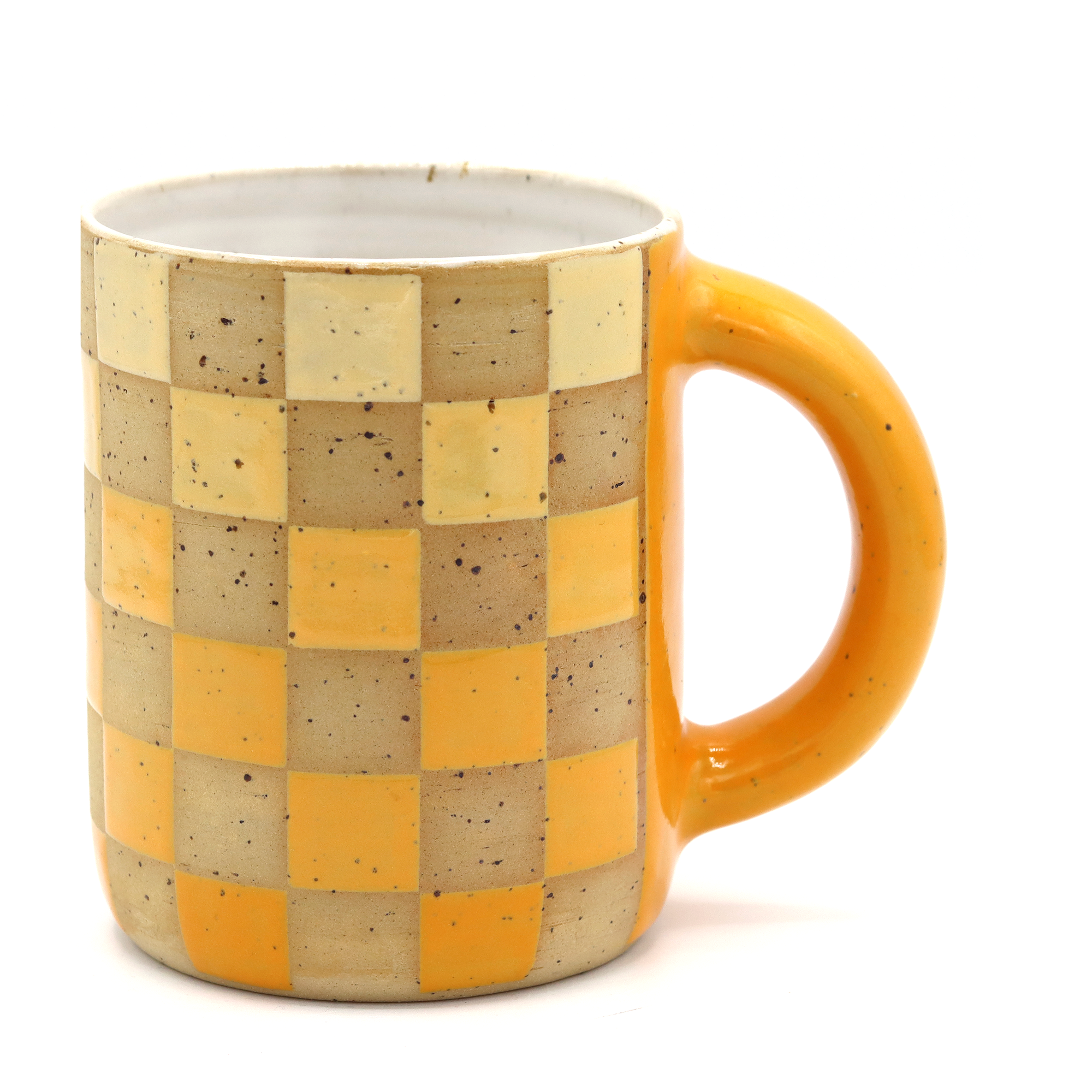 Mug Checkers Yellow