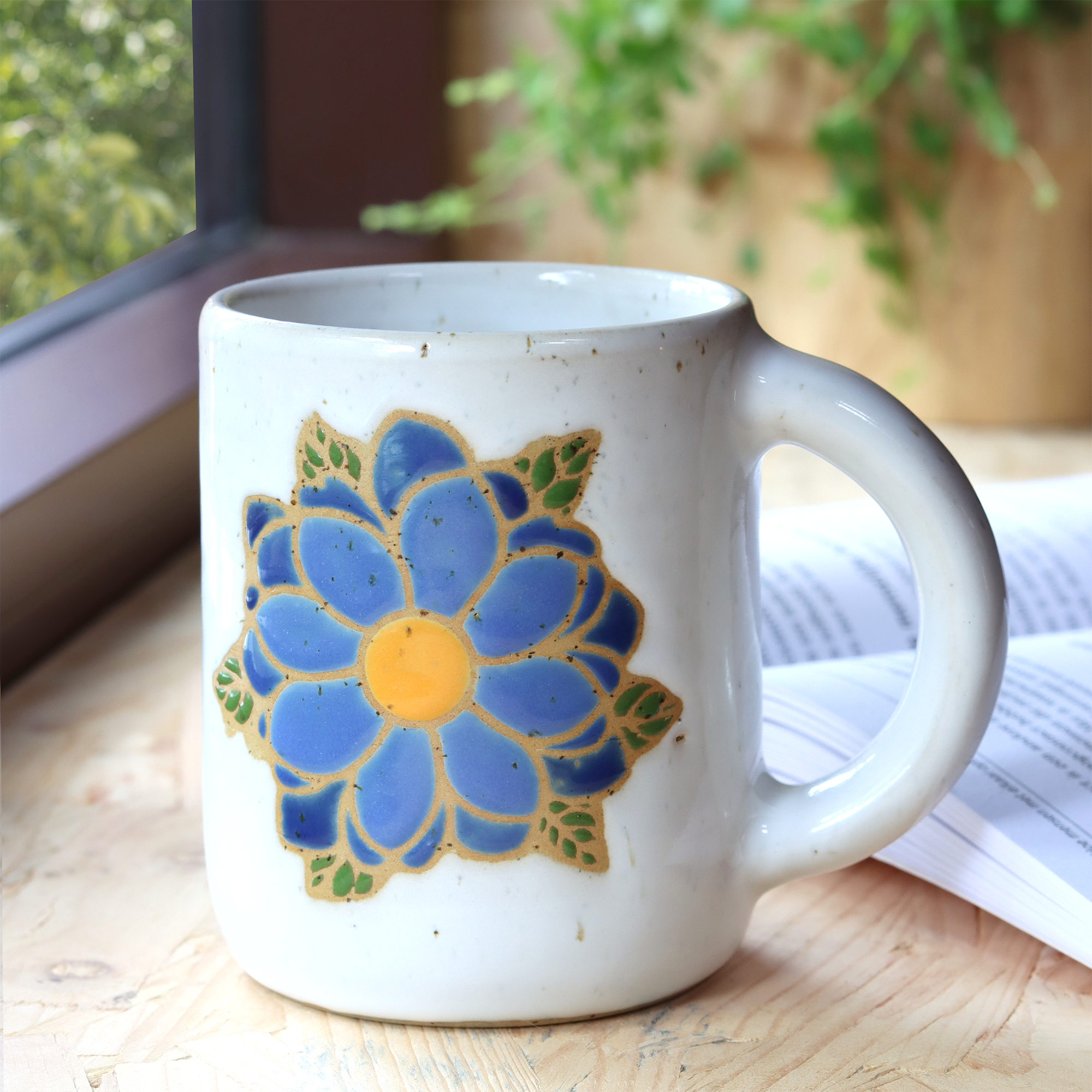 Mug Flower Blue