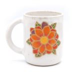 Mug Flower Orange