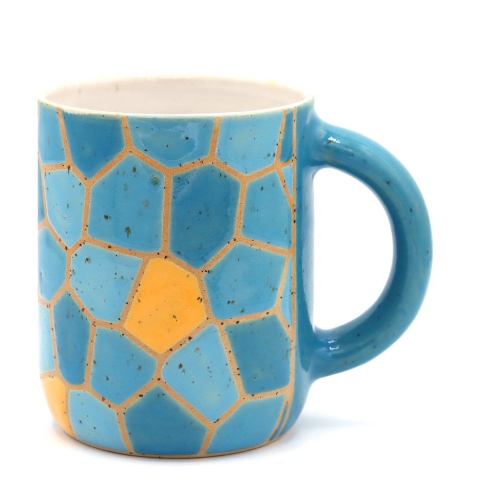 Mok Mosaic Blue Yellow