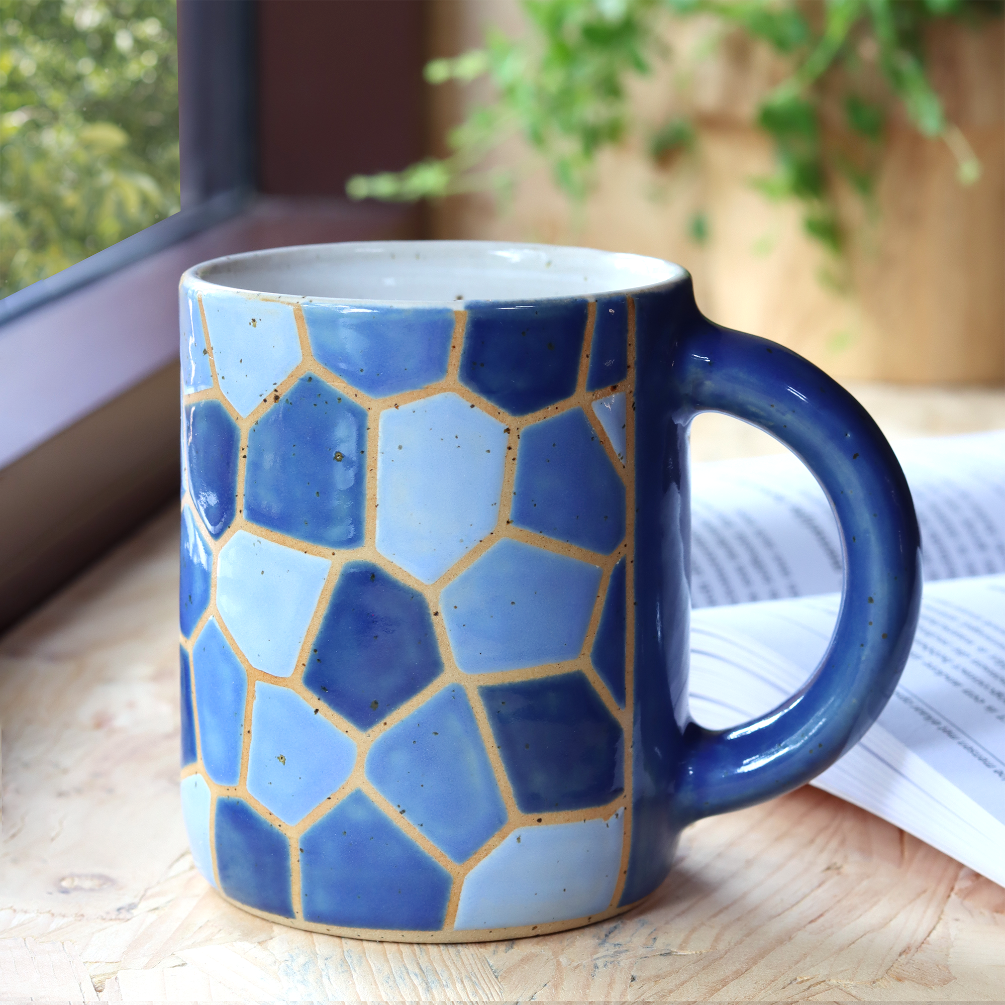 Mok Mosaic Blauw