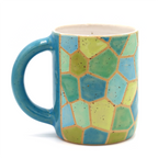 Mok Mosaic Blauw Groen