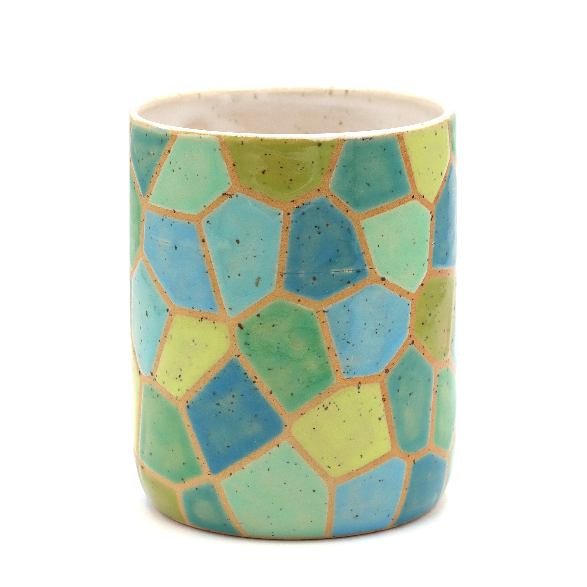 Mok Mosaic Blauw Groen