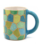 Mok Mosaic Blauw Groen