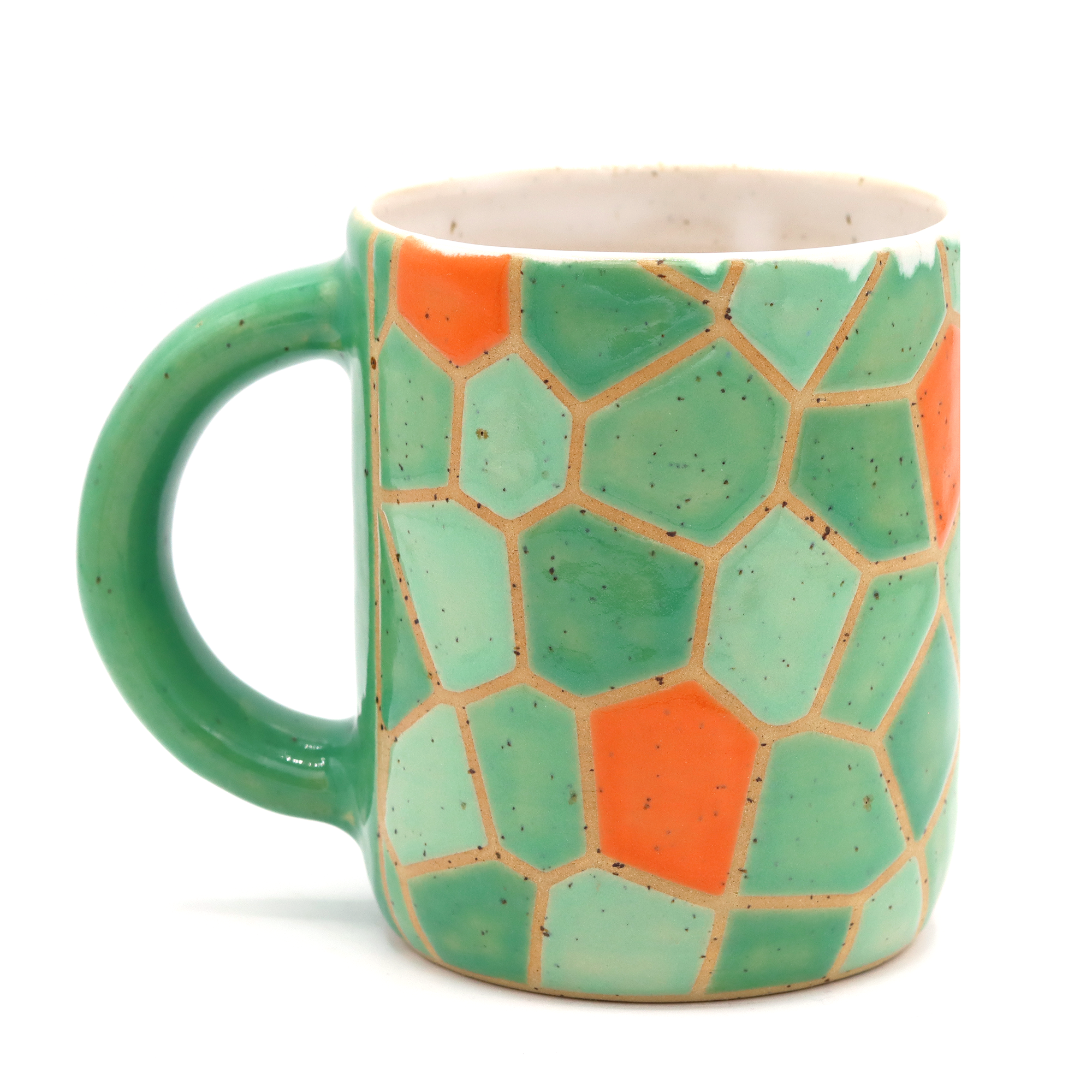 Mok Mosaic Green Orange