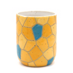 Mug Mosaic Yellow & Blue