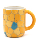 Mug Mosaic Yellow & Blue