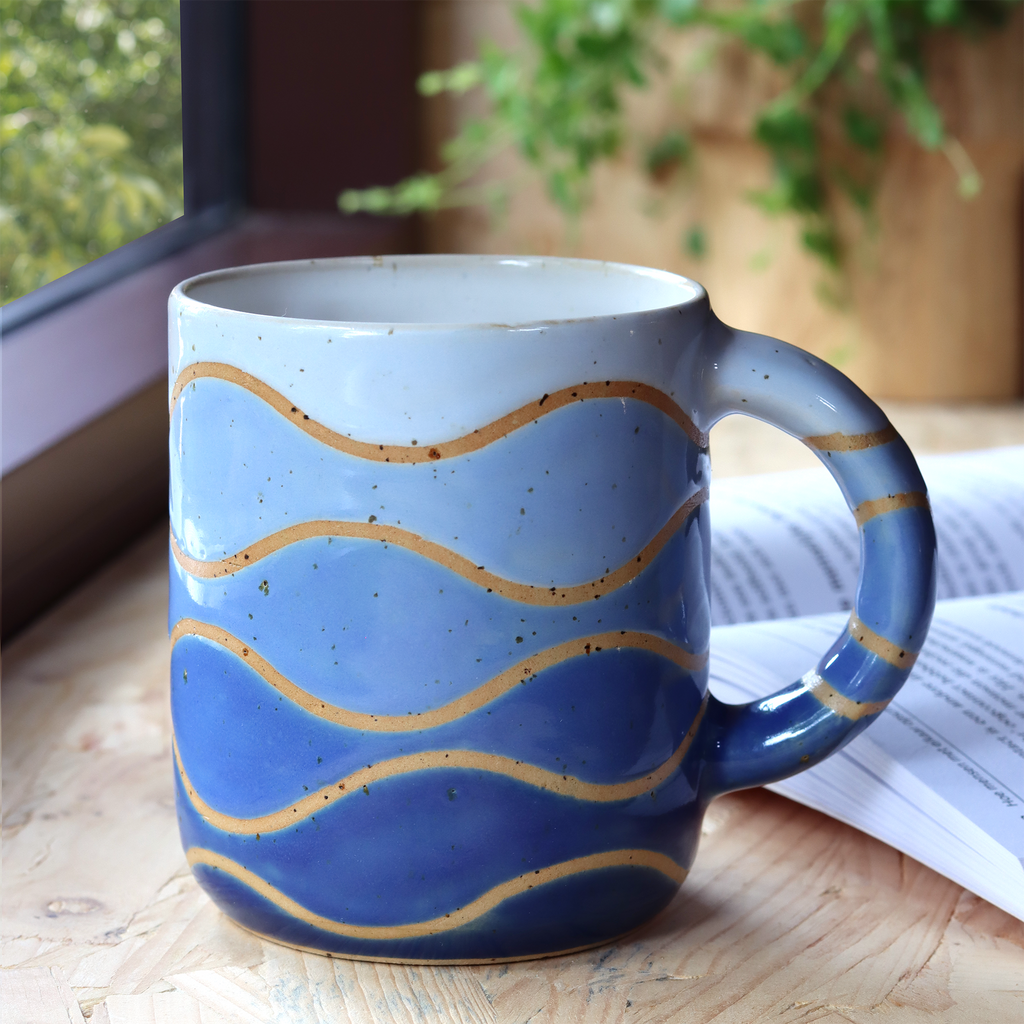 Mug Waves Blue